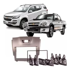 Moldura Painel Blazer S10 2 Din 1 Din Dvd MultimÃdia Radio Foto mini 1