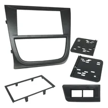Moldura Painel Central 2 Din Dvd Gol Saveiro Voyage G5 2009 à 2012 Preto Foto  mini 1