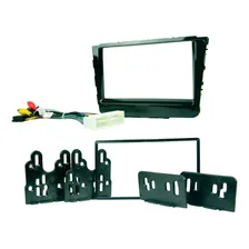 Moldura Painel Central 2 Din Gol Saveiro Voyage G5 + Chicote Foto  mini 1