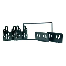 Moldura Painel Central 2 Din Gol Saveiro Voyage G7 + Chicote Foto mini 4