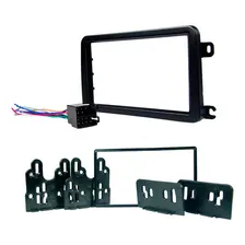 Moldura Painel Central 2 Din Gol Saveiro Voyage G7 + Chicote Foto  mini 1