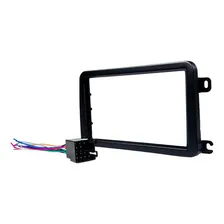 Moldura Painel Central 2 Din Gol Saveiro Voyage G7 + Chicote Foto mini  2