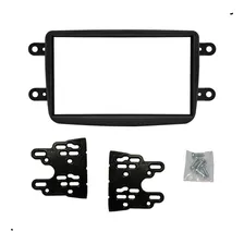 Moldura Painel Central 2 Din Mp5 Dvd Duster e Oroch 2011 Ã 2017 Preto Foto mini 1