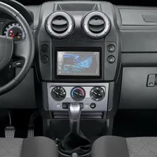 Moldura Painel Central 2 Din Mp5 Dvd Ecosport 2005 Ã 2012 Preta Foto mini 2