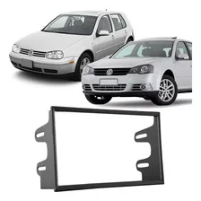 Moldura Painel Central 2 Din Mp5 Dvd Golf 1999 Ã 2013 Preto Foto mini 2
