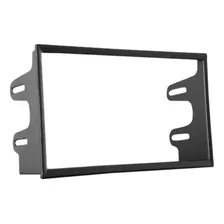 Moldura Painel Central 2 Din Mp5 Dvd Polo Hatch Sedan 2003 Ã 2013 Preto Foto mini 2