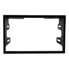 Moldura Painel Central 2 Din Mp5 Dvd Polo Hatch Sedan 2003 Ã 2013 Preto Foto mini 4