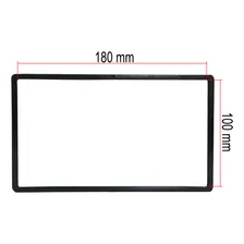Moldura Painel Central 2 Din Mp5 Dvd Polo Hatch Sedan 2003 Ã 2013 Preto Foto mini 3