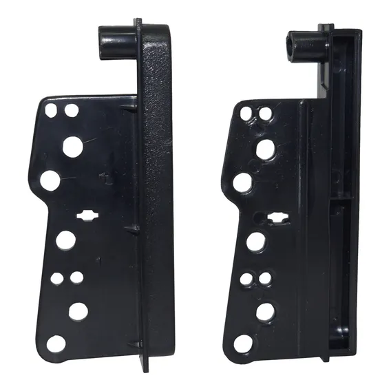 Moldura Painel Central 2 Din Mp5 Dvd Toyota Etios Sedan Hatch 2012 Ã 2014 Preta Foto 1