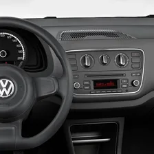 Moldura Painel Central 2 Din Mp5 Dvd Volkswagen Vw Up 2014 Ã 2017 Tsi Black Piano Foto mini 3