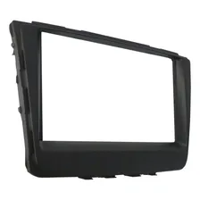 Moldura Painel Central 2 Din Mp5 MultimÃdia Dvd Creta 2017 Ã 2018 Preta Foto mini 4