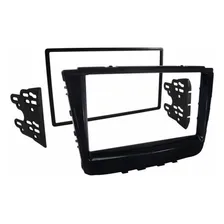 Moldura Painel Central 2 Din Mp5 MultimÃdia Dvd Creta 2017 Ã 2018 Preta Foto mini 2