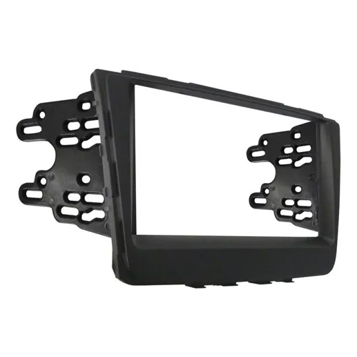 Moldura Painel Central 2 Din Mp5 MultimÃdia Dvd Creta 2017 Ã 2018 Preta Foto 1