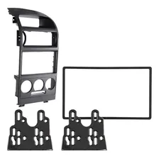 Moldura Painel Central 2 Din Mp5 Som Dvd Astra Ar Anal贸gico 1999 脿 2012 Preto Foto mini 2