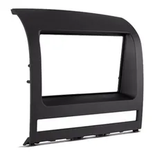 Moldura Painel Central SM 05/11 2 Din Mp5 Dvd Palio Strada Siena 2005 Ã 2011 Preto Foto mini 1