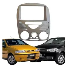 Moldura Painel Dvd 2 Din Fiat Palio Fire G2 S/ar Siena Cinza Foto mini 2