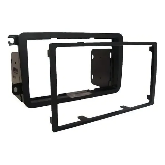 Moldura Painel Dvd 2 Din Gol G7 Jetta Amarok Passat Voyage Foto 1