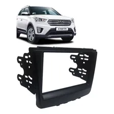 Moldura Painel Dvd 2 Din Hyundai 2017 Preto Foto mini 1