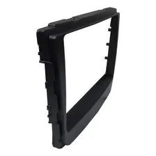 Moldura Painel Dvd 2 Din Hyundai 2017 Preto Foto mini 3