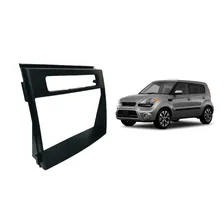 Moldura Painel Dvd 2 Din Kia Soul 2012 Preto Foto mini 2
