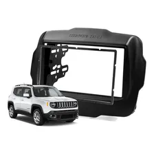Moldura Painel Dvd 2 Din Multimidia Jeep Renegade Completa Foto  mini 1