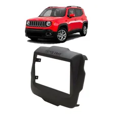 Moldura Painel Dvd 2 Din Multimidia Jeep Renegade Completa Foto mini  2