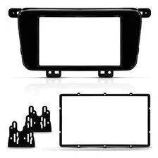 Moldura Painel Dvd 2 Din Nissan Kicks Black Piano Foto mini  2