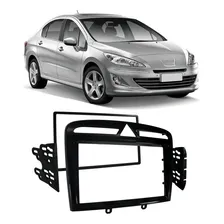 Moldura Painel Dvd 2 Din Peugeot 408 - Black Piano Foto mini 1