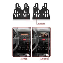 Moldura Painel Dvd 2 Din Pioneer Fiat Ideá 2006 2007 2008 Foto mini 4