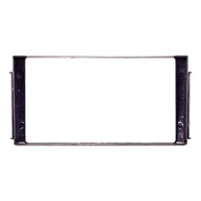 Moldura Painel Dvd 2 Din Prata Hyundai Santa Fé 2007 À 2012 Foto mini  2