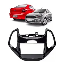 Moldura Painel Dvd 2din 2 Din Ford Ka ka+ Black Piano Foto mini 3