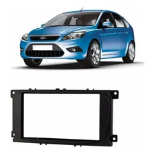 Moldura Painel Dvd 2din Focus Hatch Sedan 2009 A 2013 Preto Foto  mini 1