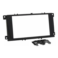 Moldura Painel Dvd 2din Focus Hatch Sedan 2009 A 2013 Preto Foto mini 4