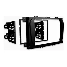 Moldura Painel Dvd 2din Focus Hatch Sedan 2009 A 2013 Preto Foto mini  3