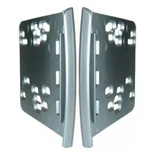 Moldura Painel Dvd 2din Focus Ka Escort Ranger F250 Prata A Foto mini 1