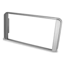 Moldura Painel Dvd 2din Toyota Corolla Hilux Prado Cinza Foto mini 1