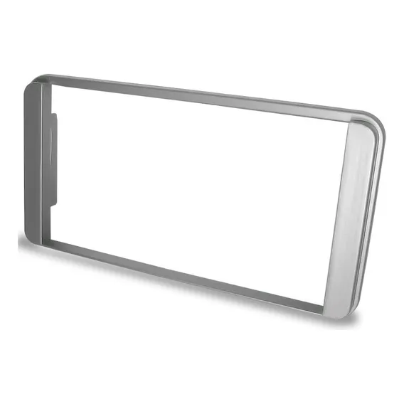 Moldura Painel Dvd 2din Toyota Corolla Hilux Prado Cinza Foto 1