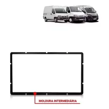 Moldura Painel Dvd MultimÃdia 2din Fiat Ducato 2012 Cinza Foto mini 4