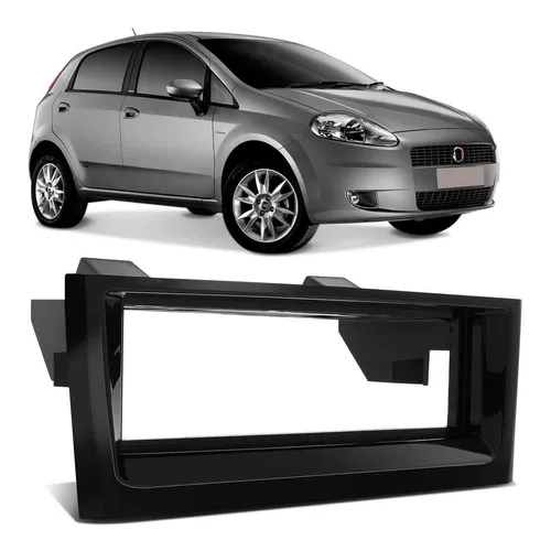 Moldura Painel Fiat Linea 2008 2009 2010 2011 2012 Preto Foto 1