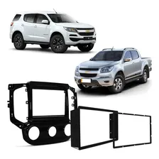 Moldura Painel Gm S10 2017 A 2021 Black Piano 2din Radio Dvd Foto mini 4