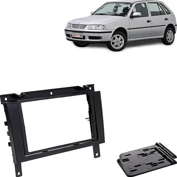 Moldura Painel Gol 2000 2001 2002 2003 2004 2005 Preto Foto 1