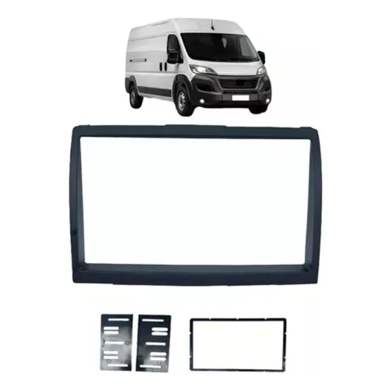 Moldura Painel Multimidia 2din Fiat Ducato 2024 Foto 1