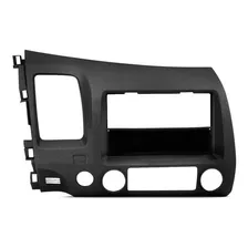 Moldura Painel New Civic 07 08 09 10 11 2 Din Grafite Fosco Foto mini  2