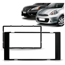 Moldura Painel Nissa Dvd 2 Din MultimÃdia Universal Foto mini 1