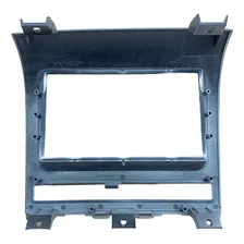 Moldura Painel P/ 2 Din Multimidia Dvd Mp5 Palio Strada Idea Cor Prata Foto mini 3