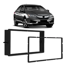 Moldura Painel Para Player 2 Din Fit City 2015 A 2019 Preto Foto  mini 1