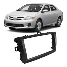 Moldura Painel Preta 2 Din Dvd Toyota Corolla 2009 À 2014 Foto mini  2