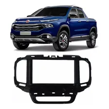 Moldura Painel Toro 2 Din Fiat Black Piano Dvd Multimidia Foto mini 3