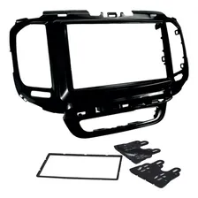 Moldura Painel Toro 2 Din Fiat Black Piano Dvd Multimidia Foto mini 2