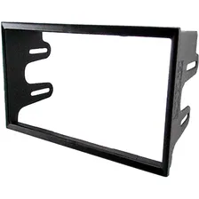 Moldura Painel Universal Dvd 2din Golf Fiesta Ecosport Preta Foto mini 3